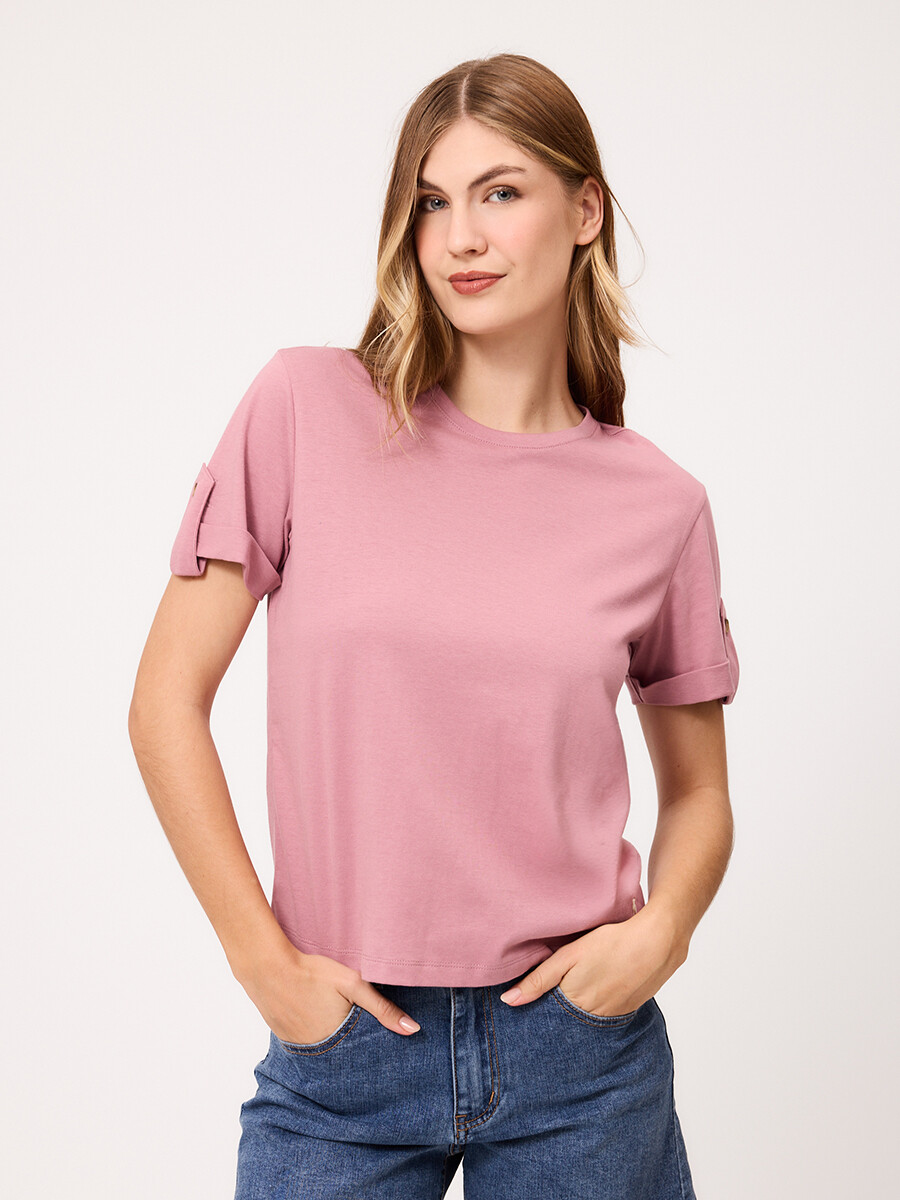 T-SHIRT HALIE POLANCO - Rosado 