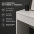 Escritorio Mesa ComboHome 120 Cm 2 Cajones Calidad Premium Blanco 1