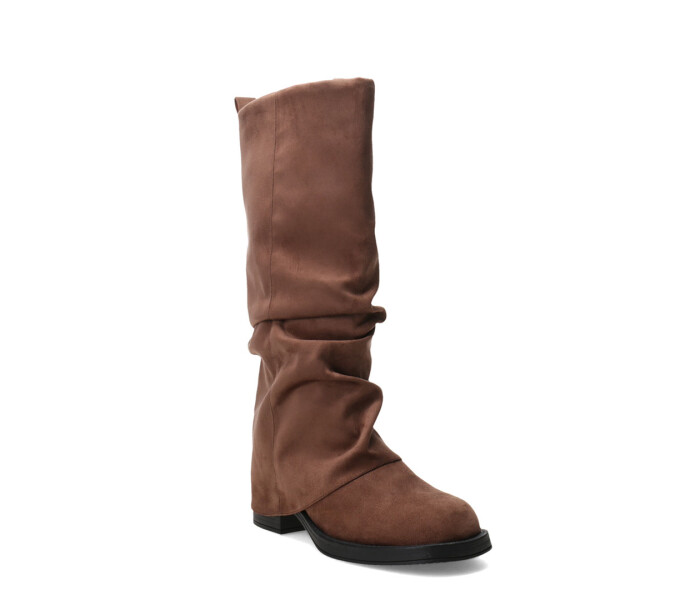 Bota de Mujer Miss Carol Wrinkle Marrón