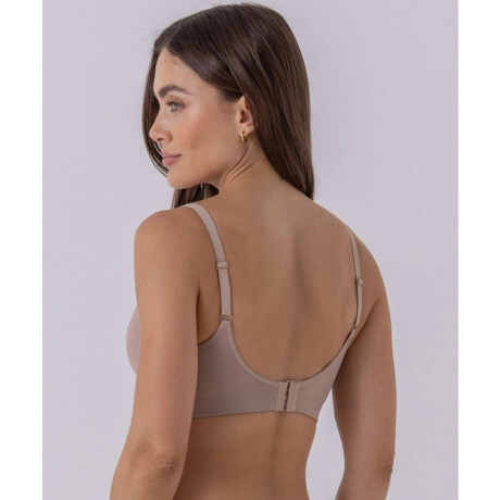 Top Microfibra S/Aro Marron