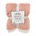 Frazada Polar con Corderito 2 Plazas Lisa REF.HM0538 SALMON