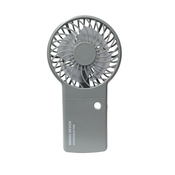 Ventilador de mano gris