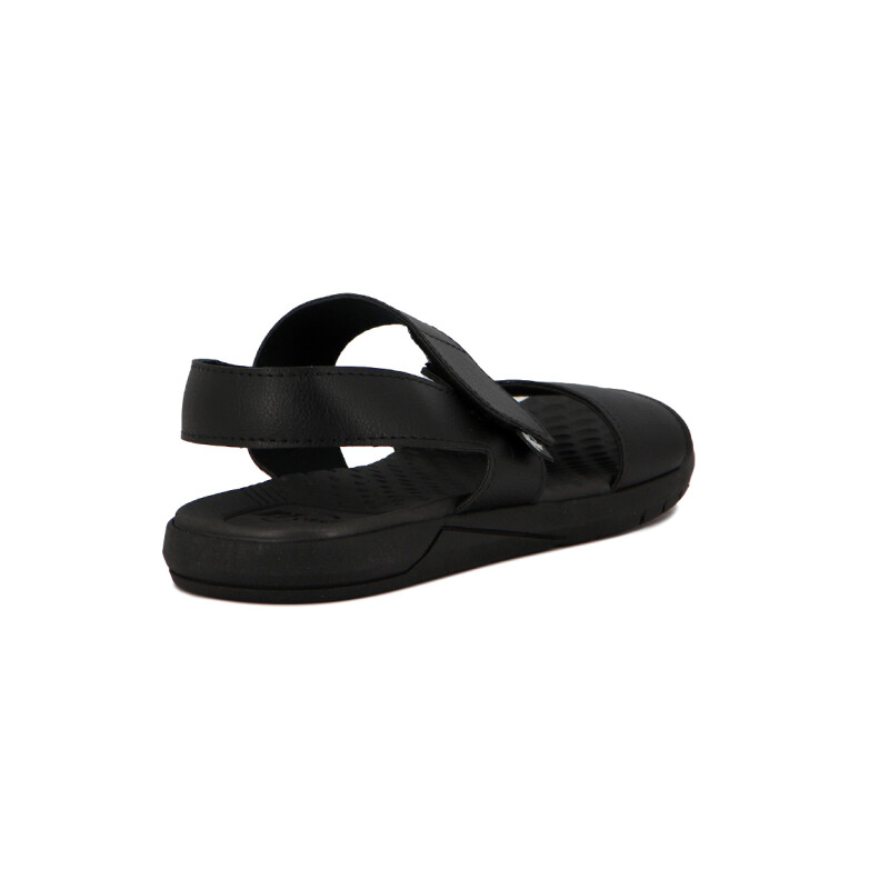 Sandalias Hombre Br Sport Con Velcro Negro