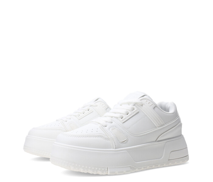 Championes de Mujer Miss Carol STRADA acordonado Blanco