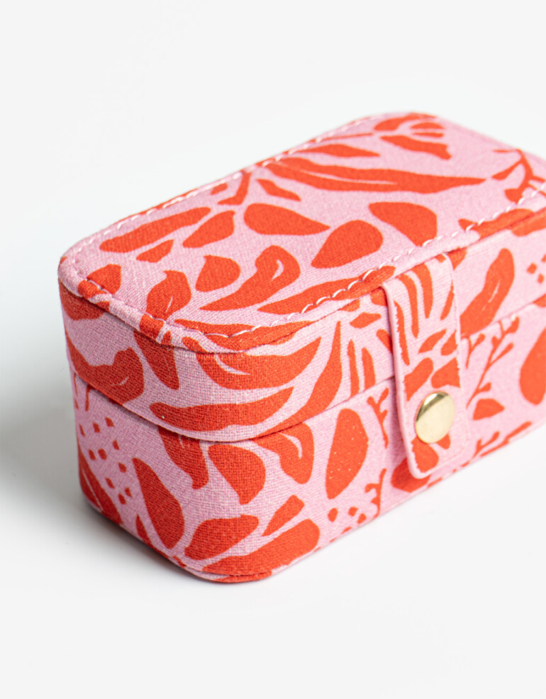 Porta Cosméticos Organizadores Organizador De Bijou Flores - Estampado Flores