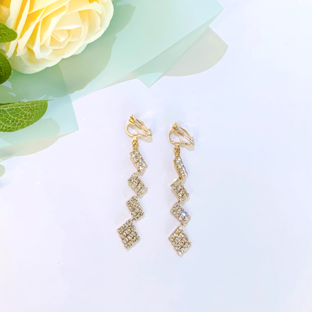 Pendientes Rhinestone - Clips 