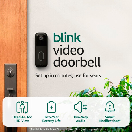 Timbre con Video Blink Visión Nocturna Wifi 1440P 001