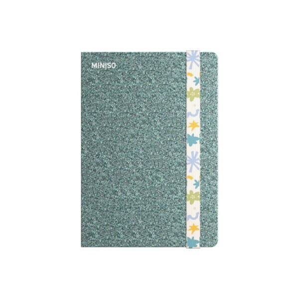 Cuaderno glitter A5 verde