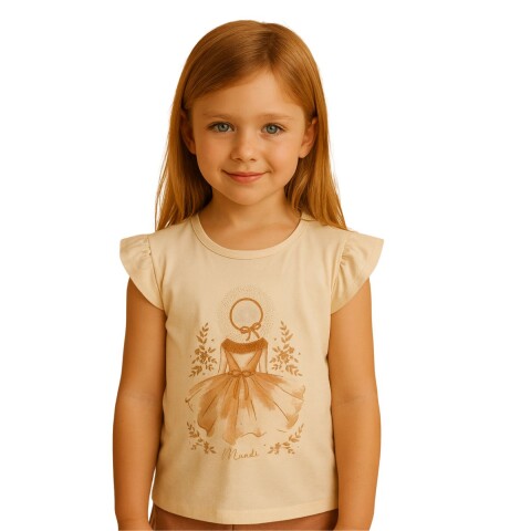 REMERA 4-10 BEIGE