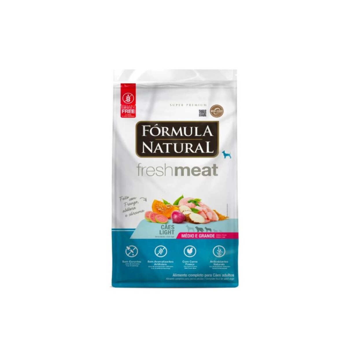 Fresh Meat Perro Light Raza Med/Gde 2,5kg | Control de Peso 