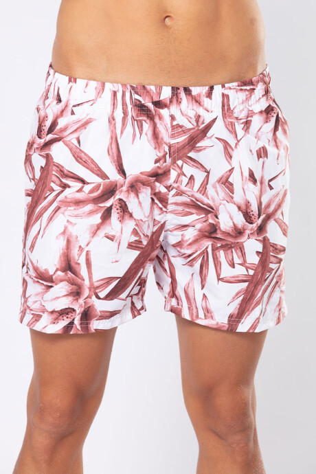 SHORT BAÑO TRAPLE DIXIE Rojo