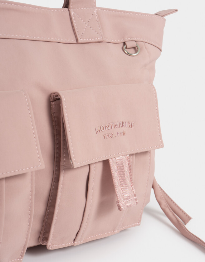 Shopper Cartera Shopper Multipocket - Rosa Viejo