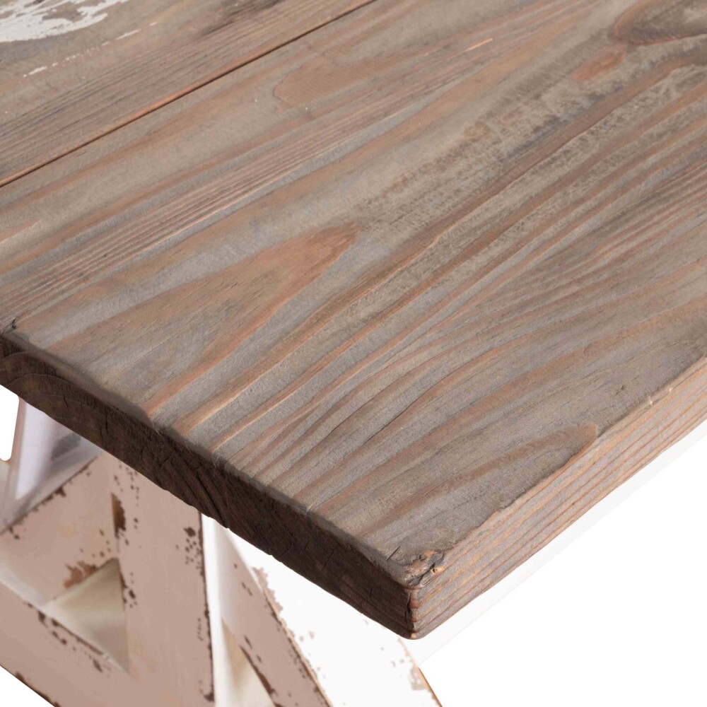 MESA DE COMEDOR PINO BLANCO EM02