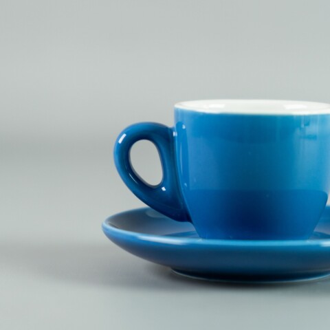Taza Café 90ml c/ Plato 11,5 cm Azul Choosing Taza Café 90ml c/ Plato 11,5 cm Azul Choosing