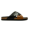 Sandalias Chill Sunday de Mujer - YF05W Camel-negro