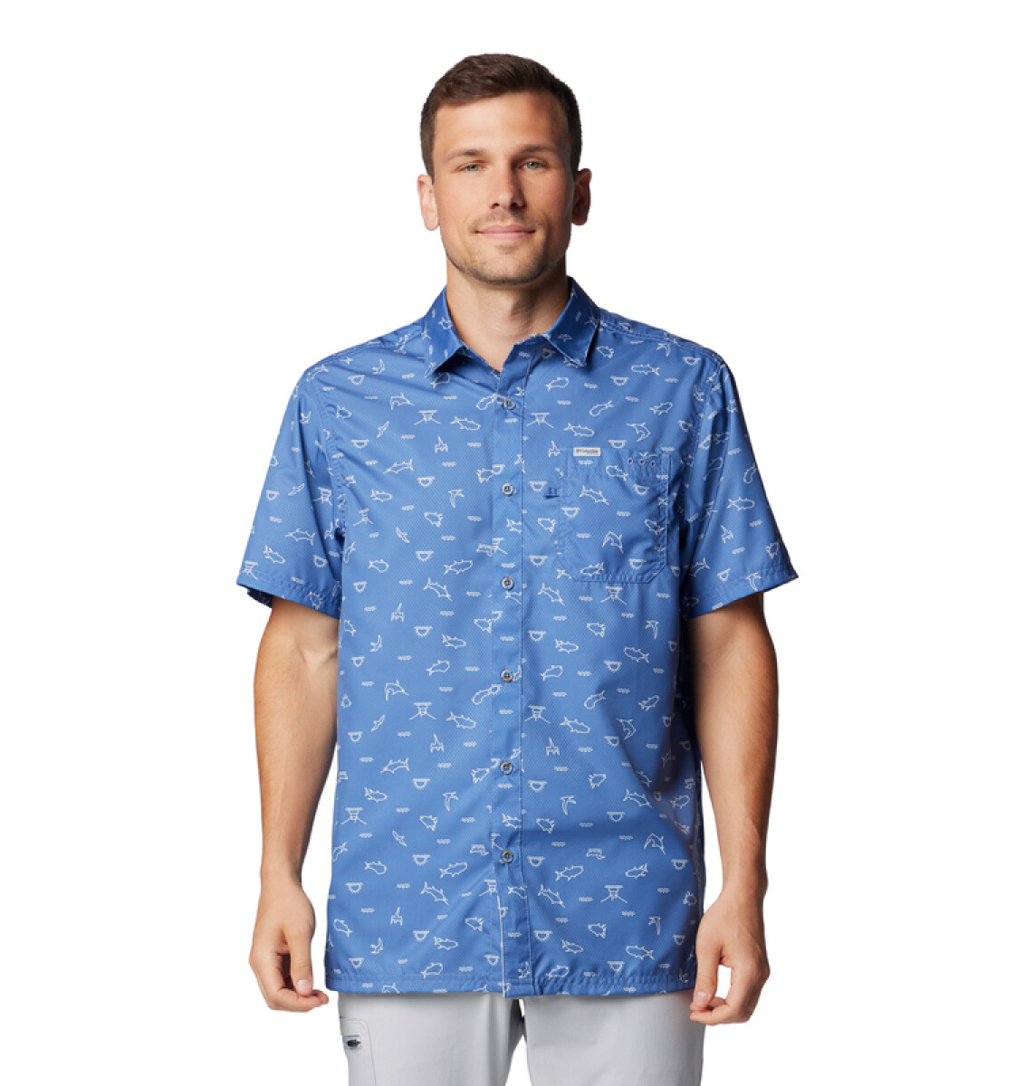 Camisa Slack Tide Hombre - Bluebell Deepdi 