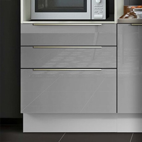 BAJO MESADA 60 CM MDP-Y-VIDRIO BLANCO LUX