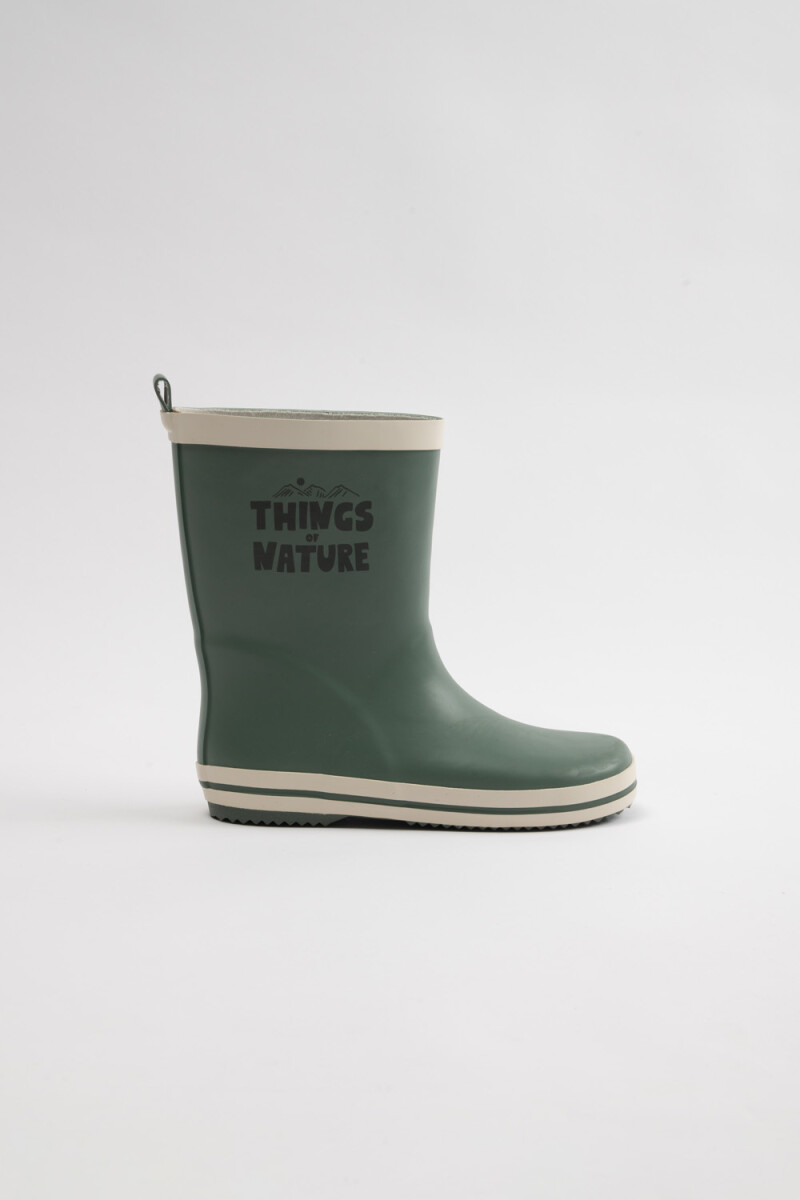 Bota lluvia nature verde Verde