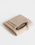 Billetera Billetera Puffy Con Solapa - Marron Beige