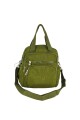 Bolso mochila y morral verde