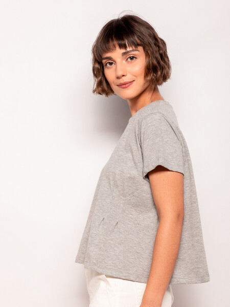 REMERA NITO Gris Melange