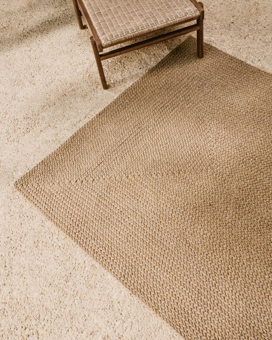 Alfombra Despas de fibras sintéticas beige 160 x 230 cm