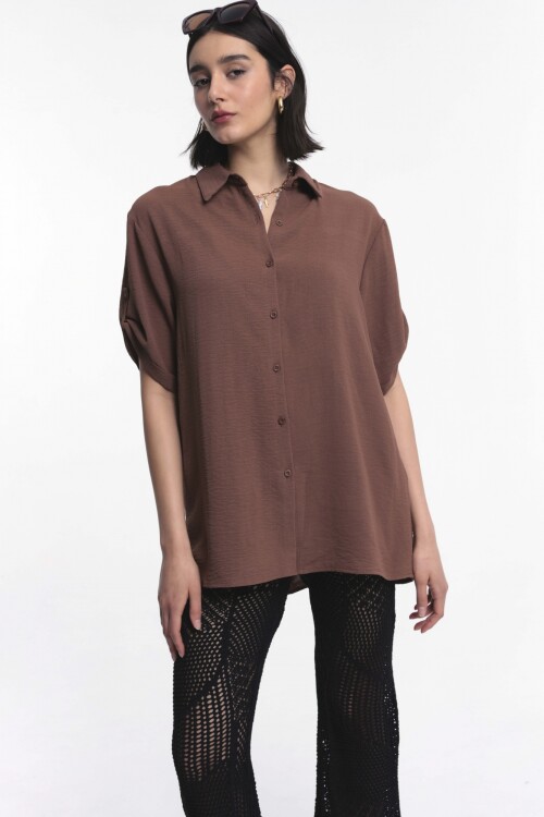 Camisa Fausti Marron
