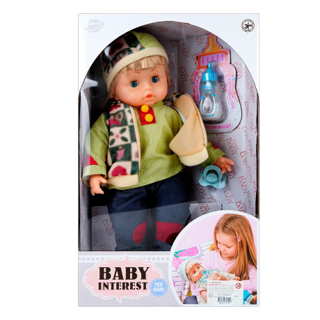 Muñeca con mamadera y chupete Muñeca con mamadera y chupete