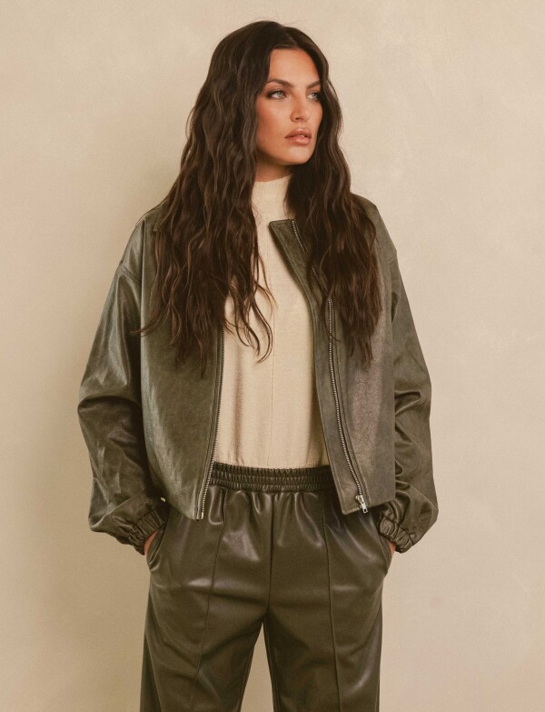 Chaqueta Bomber VERDE