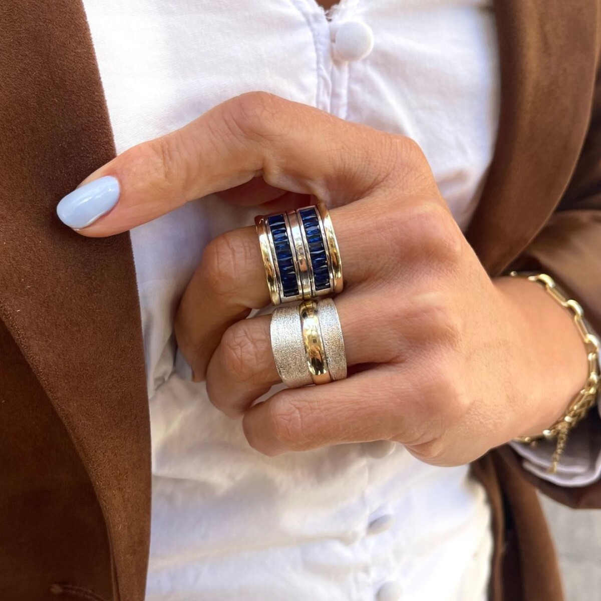 Anillo Dume - Plata y Oro 