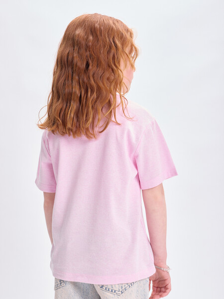 Remera estampa Cowgirl Rosa