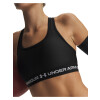 TOP UA Crossback Mid Bra Mujer 1361034-011 Negro