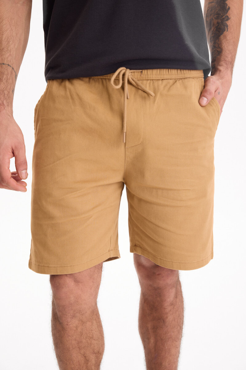 Bermuda De Gabardina Chroma Camel