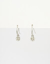 Aros Colgantes Cortos Perla Aros Colgantes Con Perlitas - Plateado Hematite