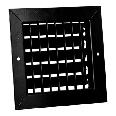 Rejilla Metálica Regulable 20x20 Negra Rejilla Metálica Regulable 20x20 Negra