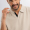 Remera m/c cloque Dusk topo