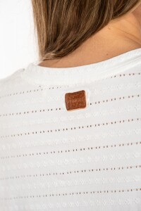 Remera Manga Corta Texturada Algodn Nacar