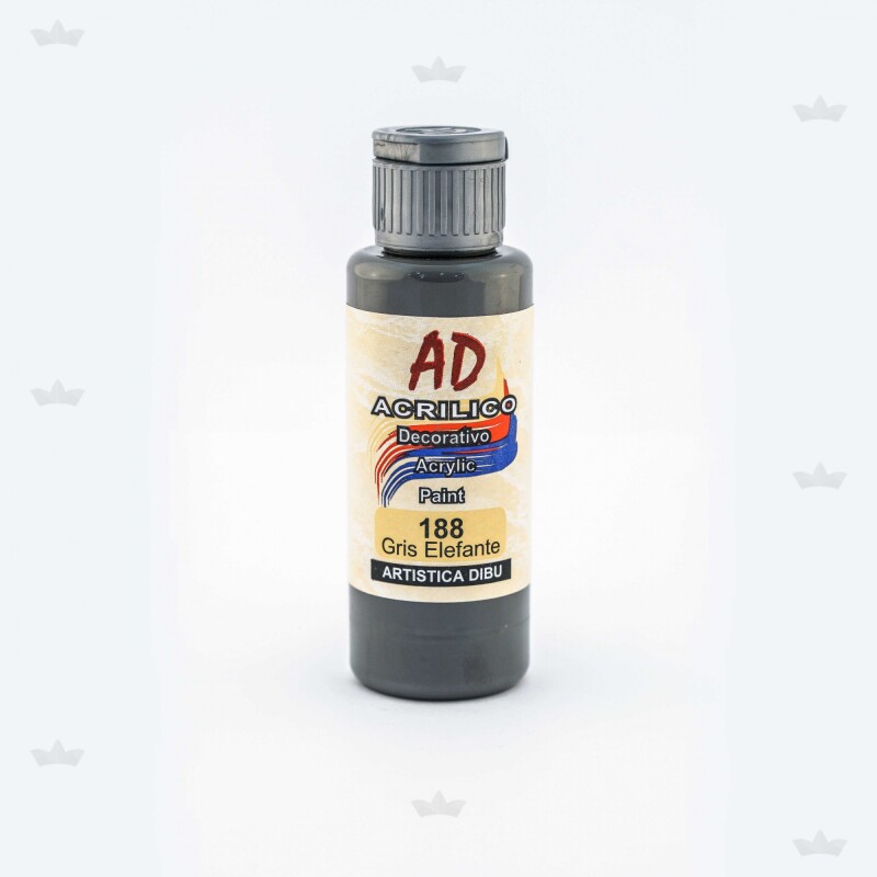 ACRILICO DECORATIVO GRIS ELEFANTE 60 ML N/A