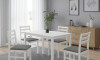Juego de Comedor 4 sillas - New Starter Blanco