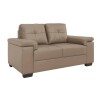Sillón Sofá Luares 2 Cuerpos Smil Cuero Taupe Sillón Sofá Luares 2 Cuerpos Smil Cuero Taupe