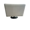 POLTRONA SIN BRAZOS BASE DISCO - TAPIZADO LINO BEIGE POLTRONA SIN BRAZOS BASE DISCO - TAPIZADO LINO BEIGE