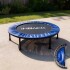 Mini Trampolin Plegable Cama Elástica Saltarín Fitness 102 Cm IMBACK Color Azul Mini Trampolin Plegable Cama Elástica Saltarín Fitness 102 Cm IMBACK Color Azul