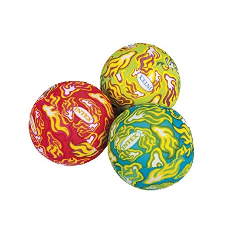 INTEX SET 3 PELOTAS PARA PLAYA - PISCINA DIAMETRO 8.9 CMS Intex Set 3 Pelotas Para Playa - Piscina Diametro 8.9 Cms