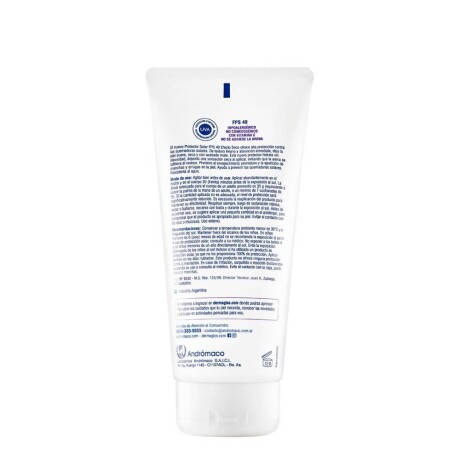 Protector Solar Dermaglós Efecto Seco en Crema FPS40 180ml Protector Solar Dermaglós Efecto Seco en Crema FPS40 180ml