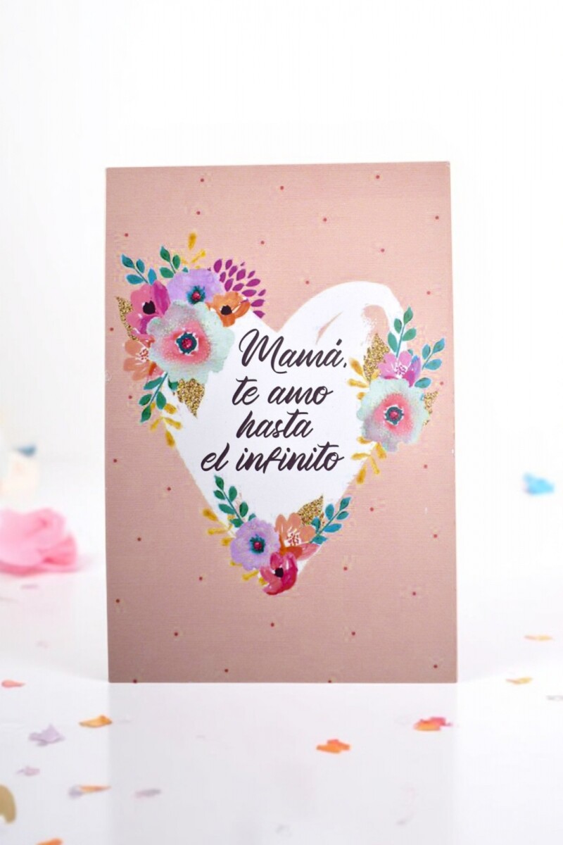 Tarjeta día de la madre 10x15 - DISEÑO 4 