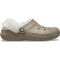 Classic Clog Fleece Lined Marrón