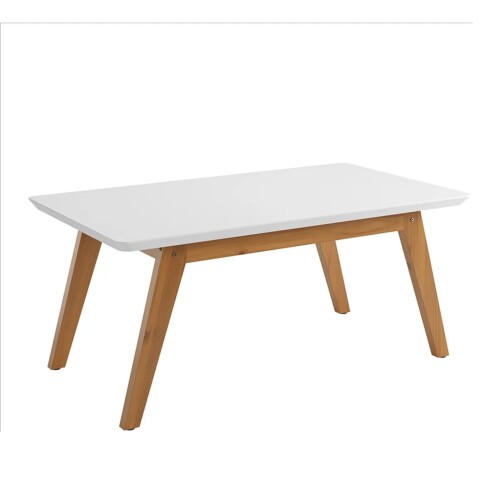 Mesa Centro De Madera Prisma Patrimar Blanco Mesa Centro De Madera Prisma Patrimar Blanco