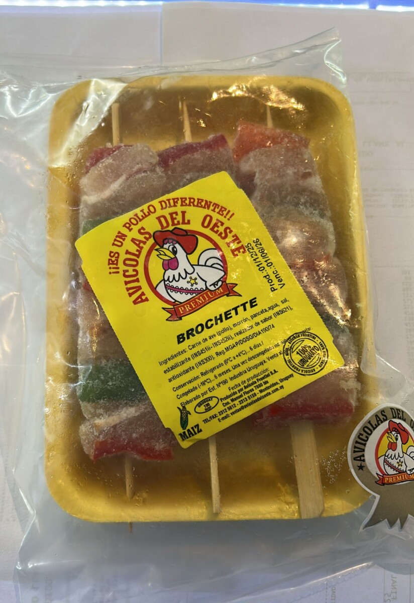 Brochettes De Pollo Avicolas Del Oeste 500 Gs Aprox. 