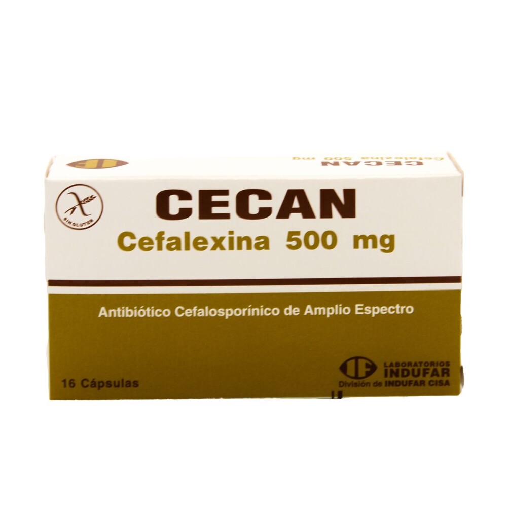 CECAN 500 MG. CJ X 16 CÁPS. única