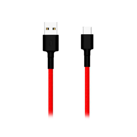 Cable de Datos original Xiaomi USB a USB-C Trenzado 1m Rojo Cable de Datos original Xiaomi USB a USB-C Trenzado 1m Rojo